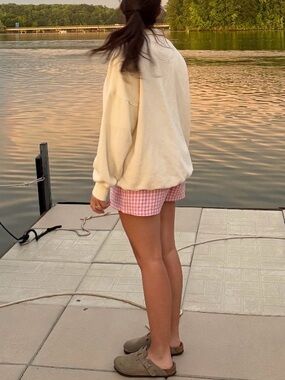 Pink Gingham Women’s Shorts